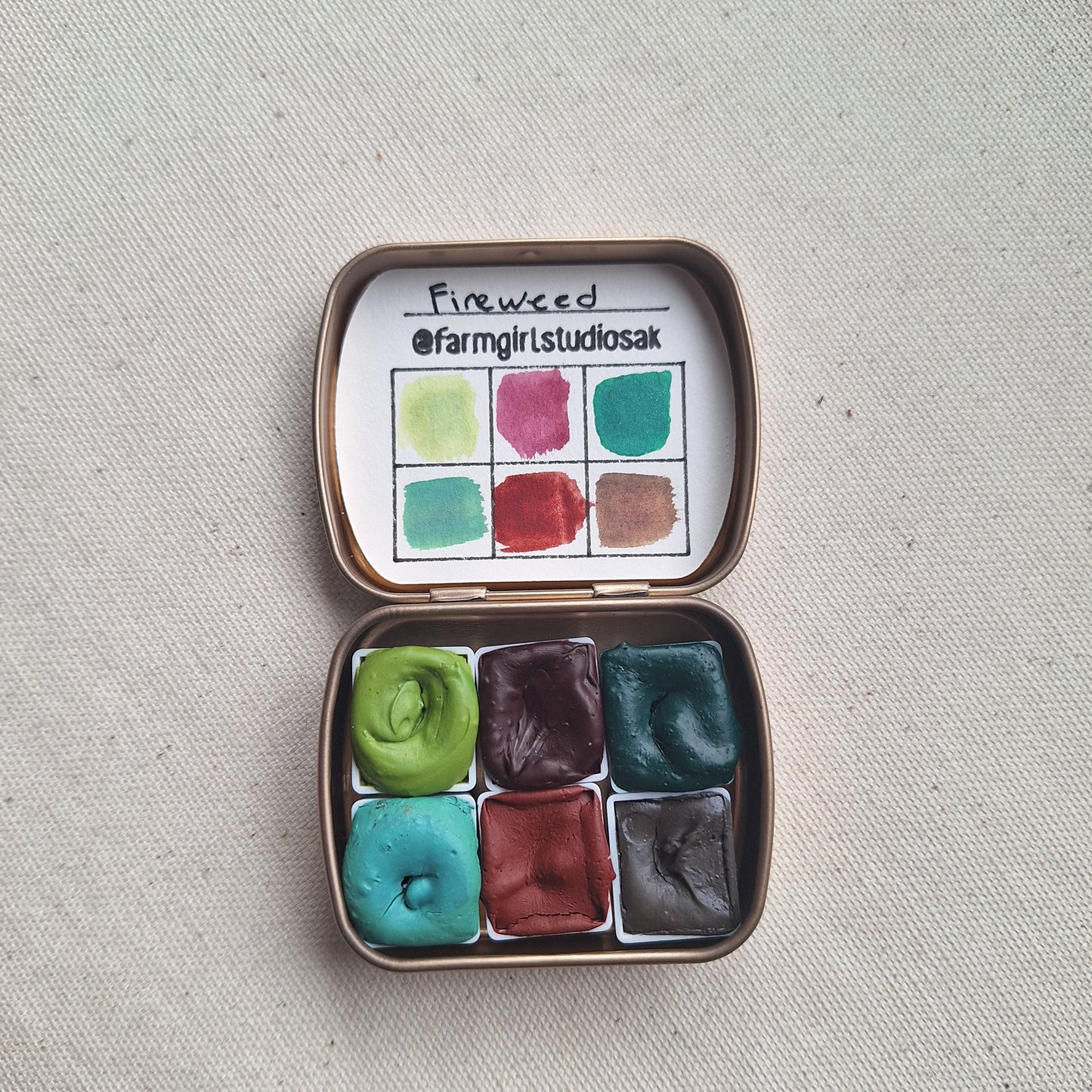 Handmade Watercolors Mini- Fireweed
