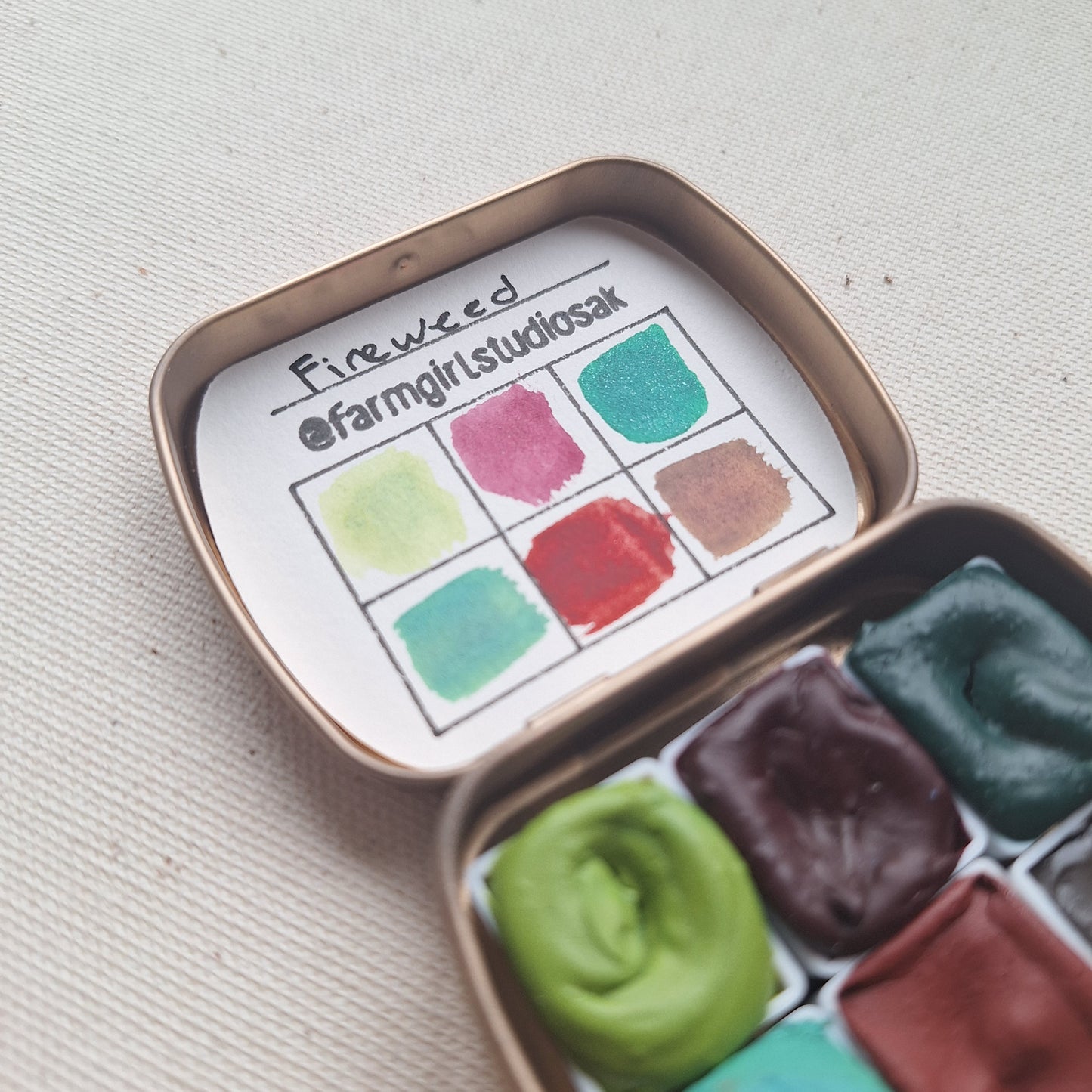 Handmade Watercolors Mini- Fireweed