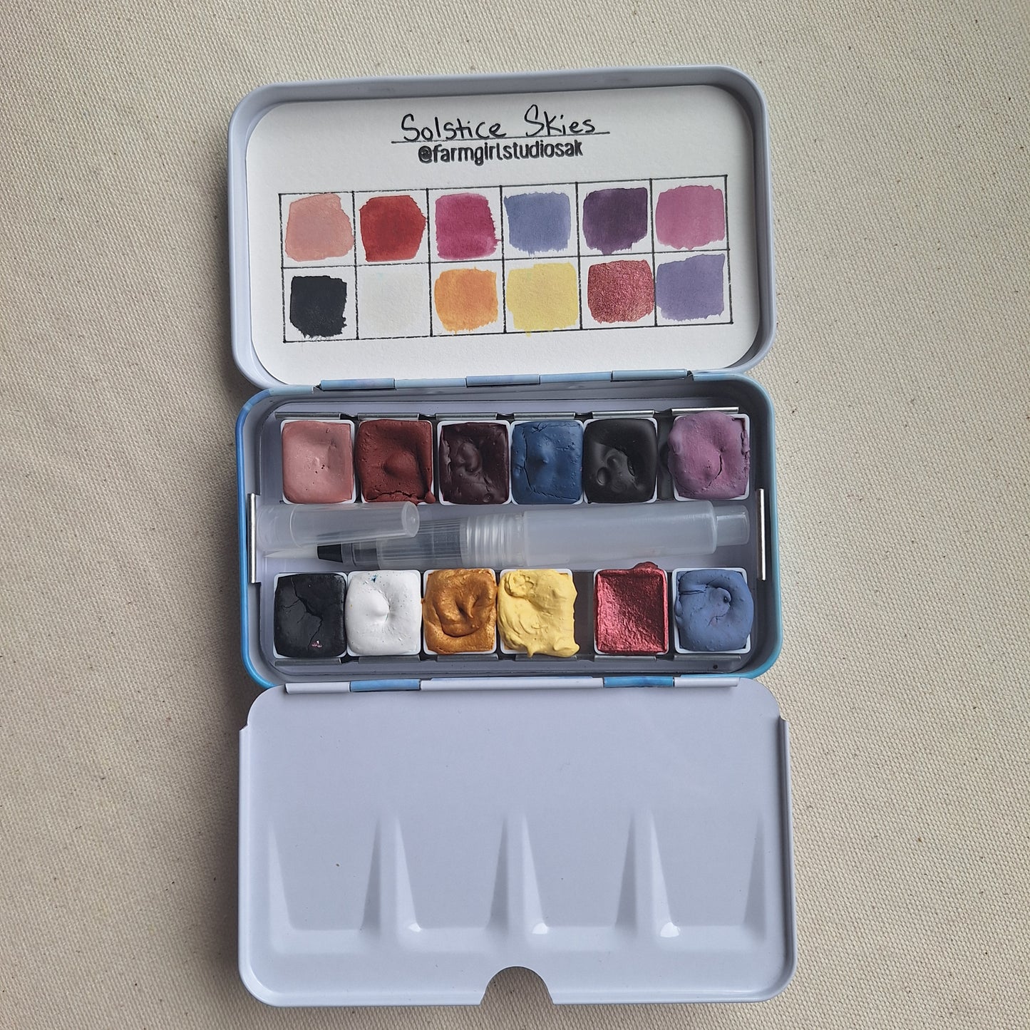 Travel Watercolor Kit - Solstice Skies