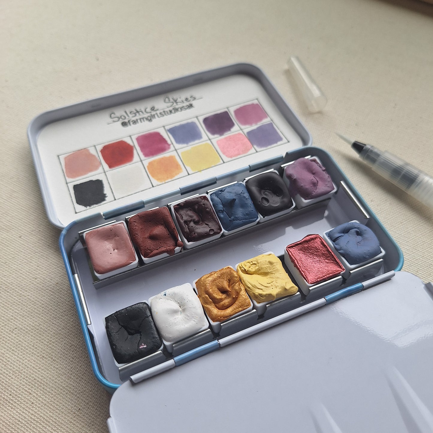 Travel Watercolor Kit - Solstice Skies
