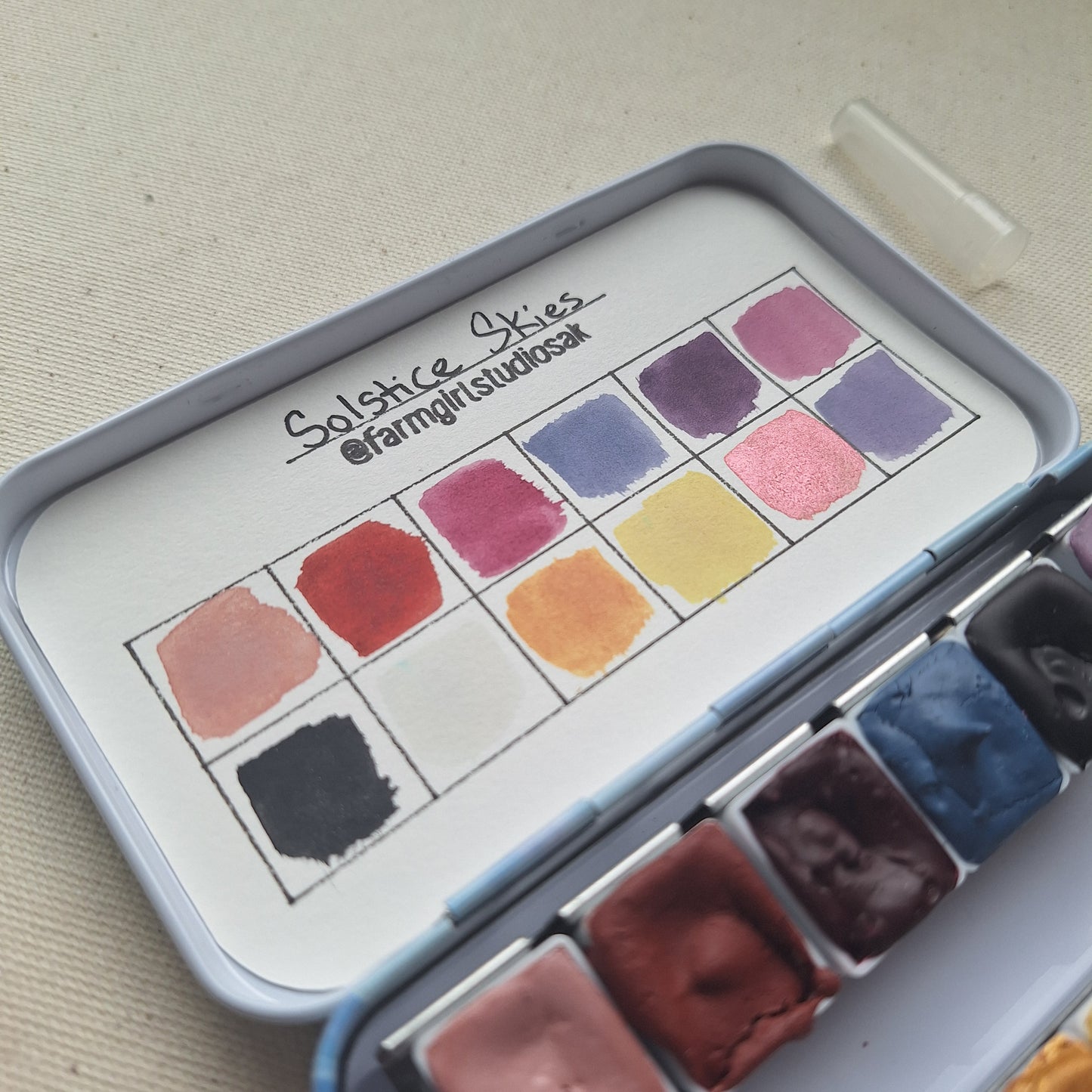 Travel Watercolor Kit - Solstice Skies