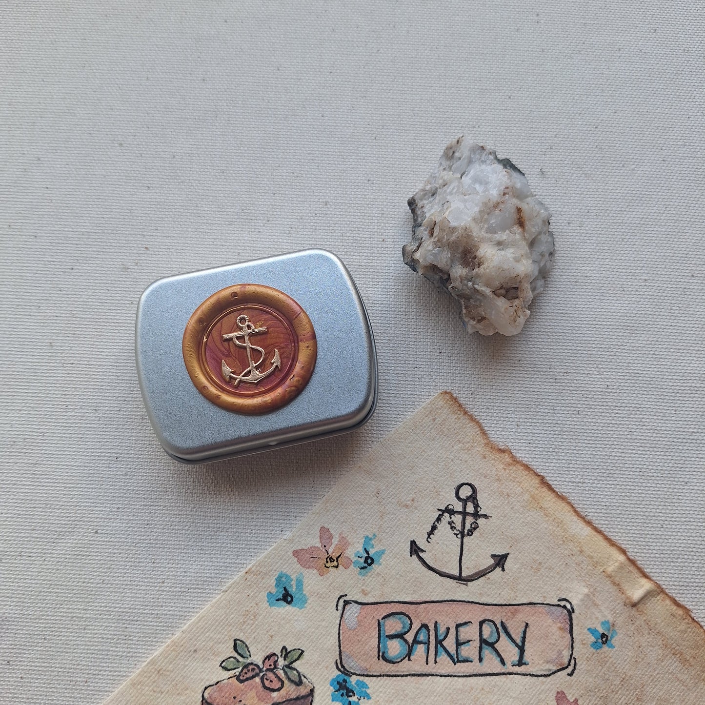 Handmade Watercolors Mini- Seaside Bakery