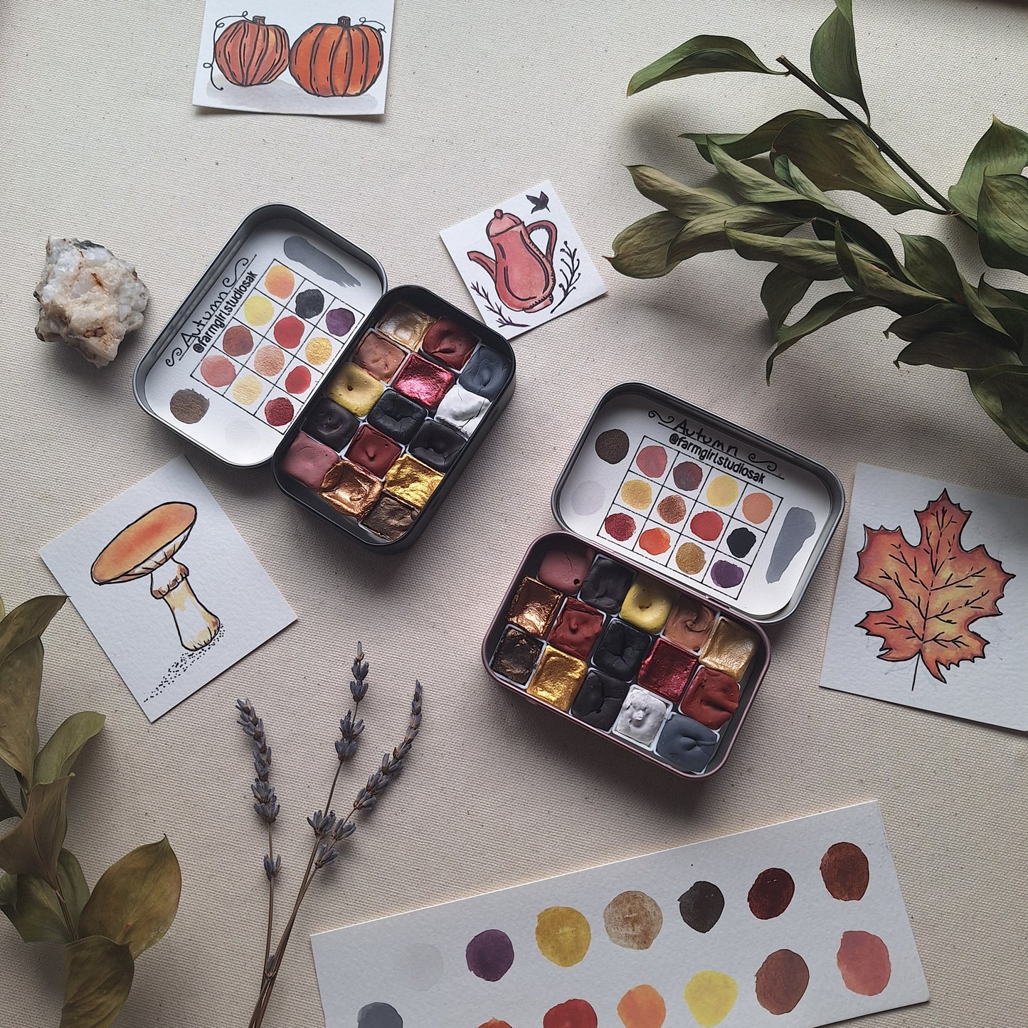 Handmade Watercolors - Autumn