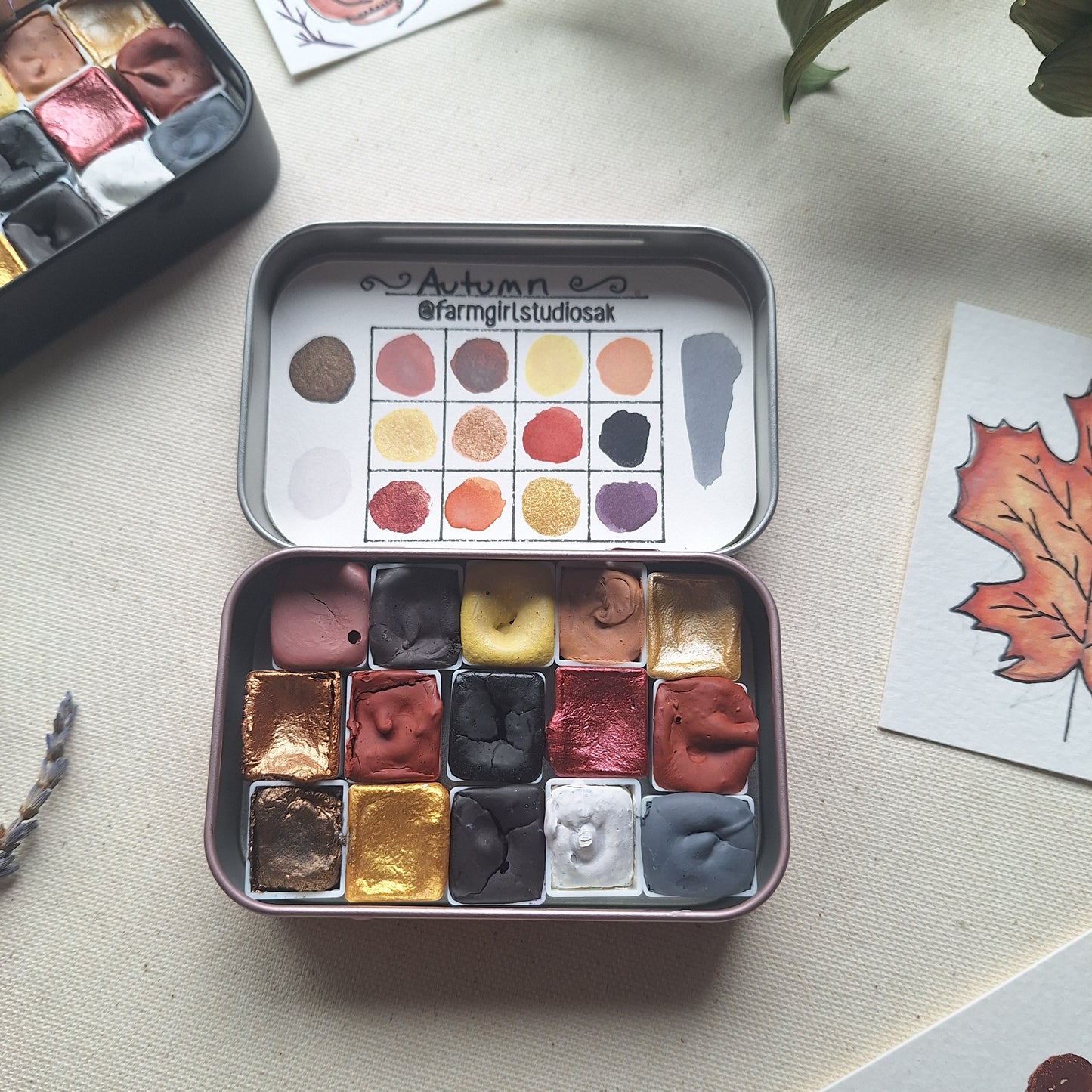 Handmade Watercolors - Autumn