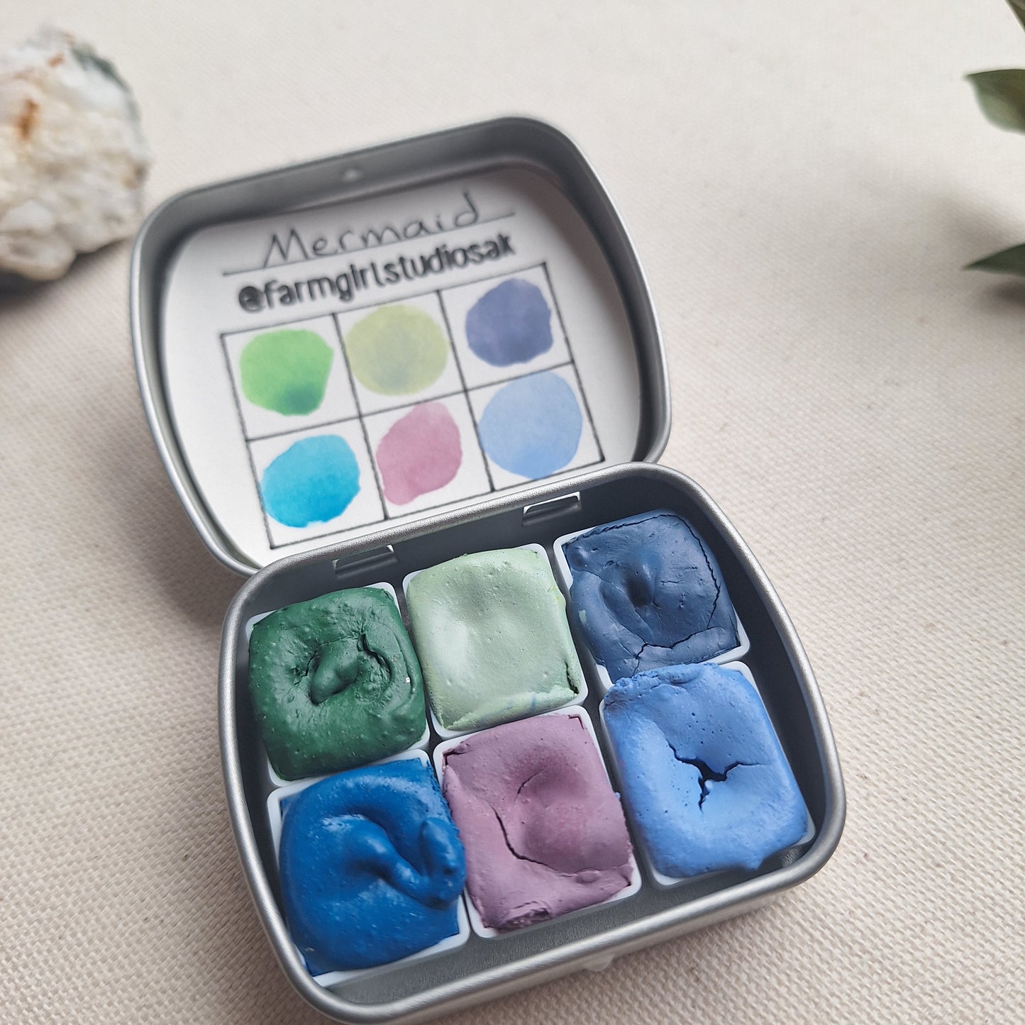 Handmade Watercolors Mini - Mermaid
