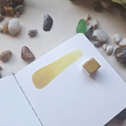 Single Pan Watercolors - Honey Mustard