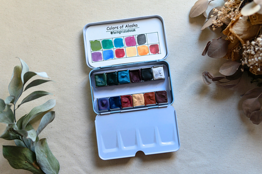 Travel Watercolor Kit - Colors of Alaska
