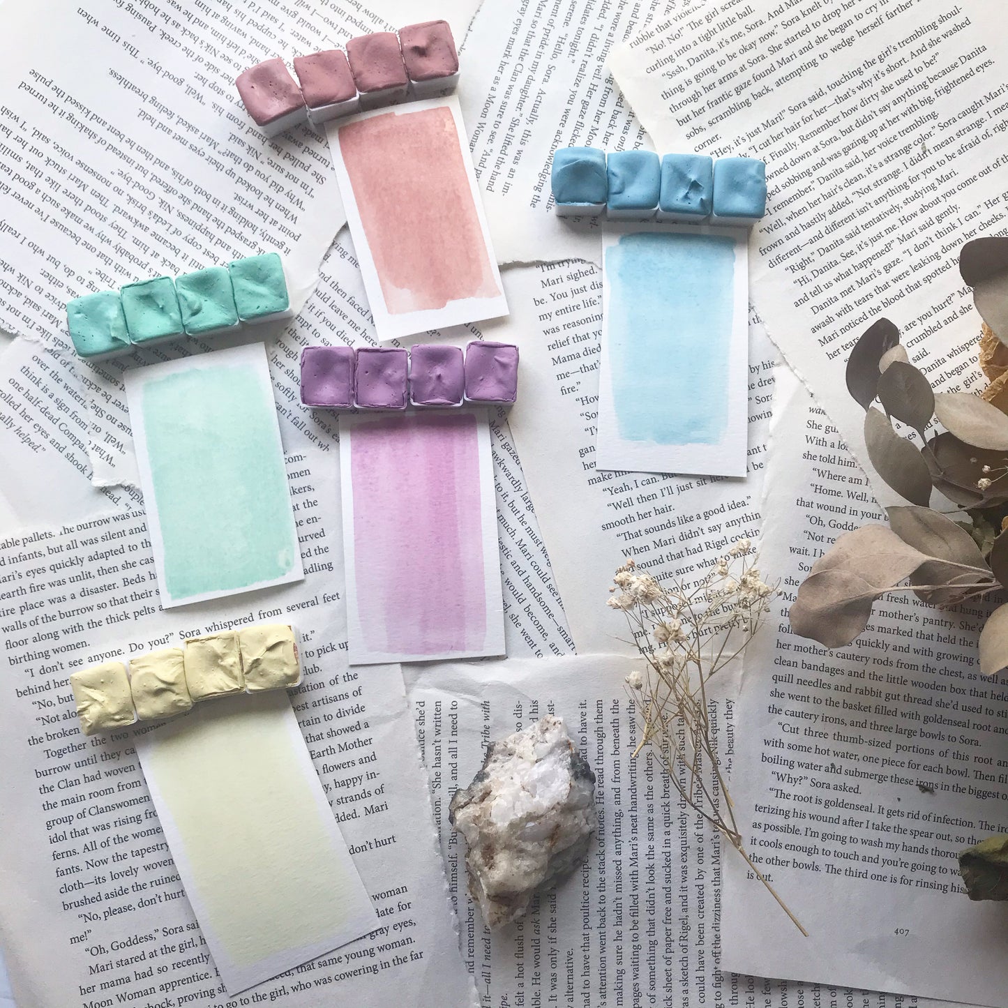 Handmade Watercolors Mini - Spring