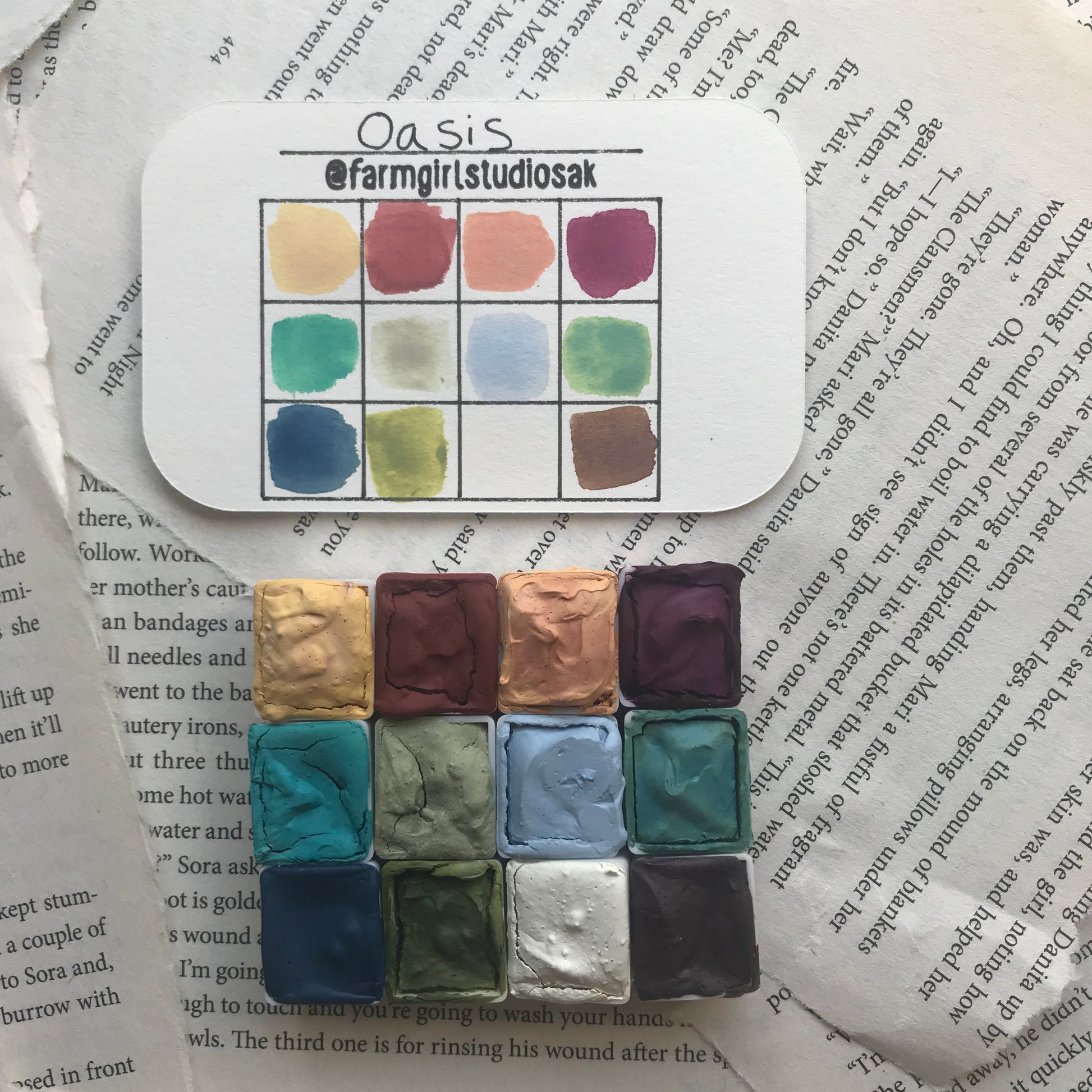 Oasis Handmade Opaque Watercolors