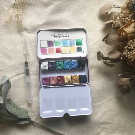 Travel Watercolor Palette - Alpenglow