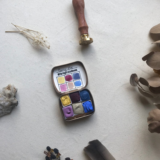 Handmade Watercolors Mini - Berry Pie