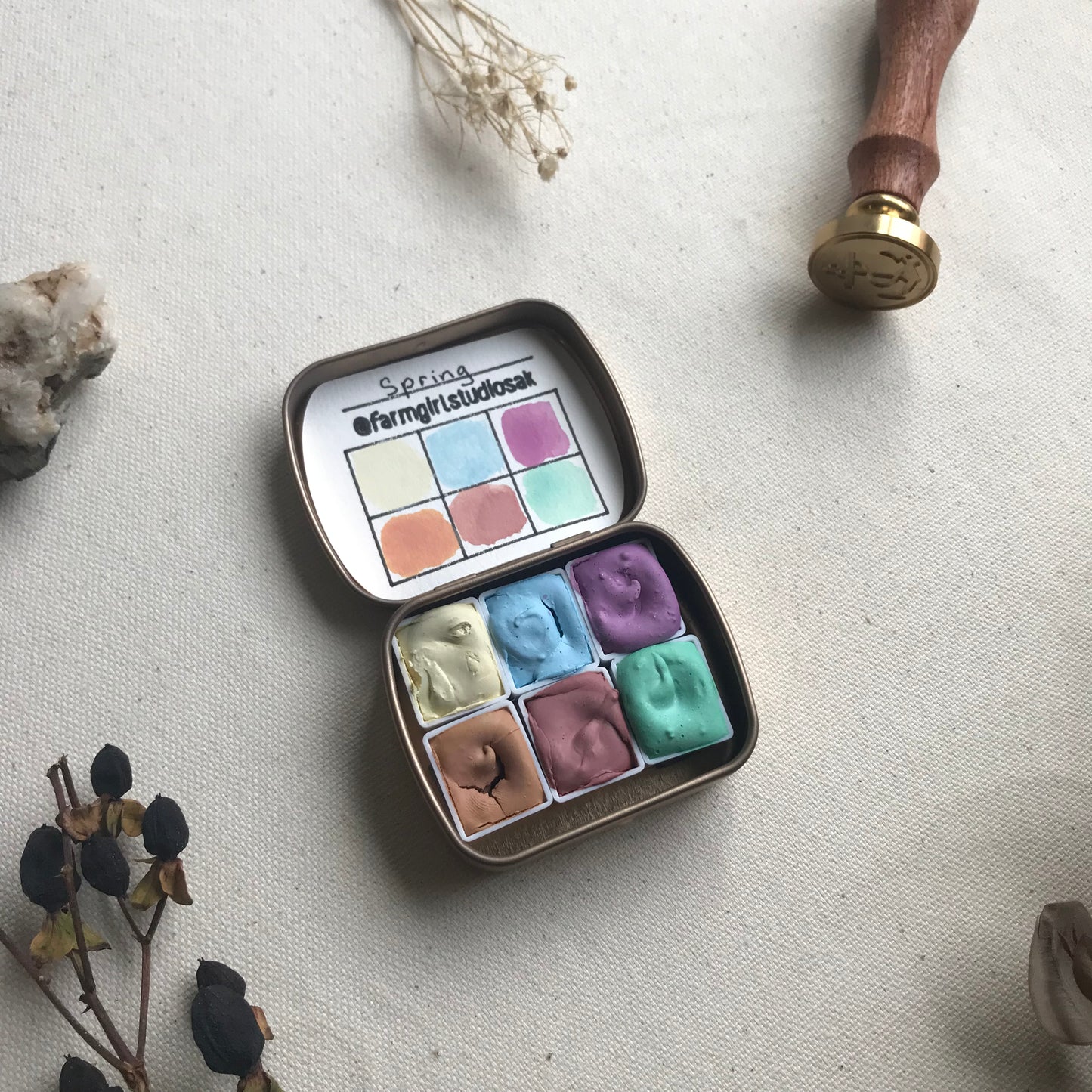 Handmade Watercolors Mini - Spring