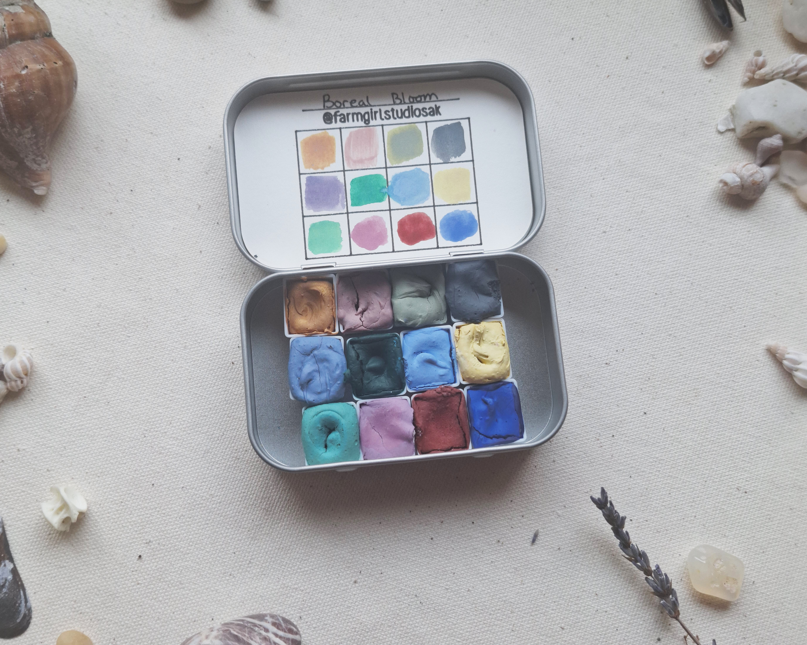 Handmade Watercolors - Boreal Bloom