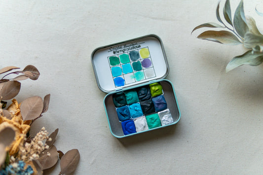 Handmade Watercolors - Coastal Mountain