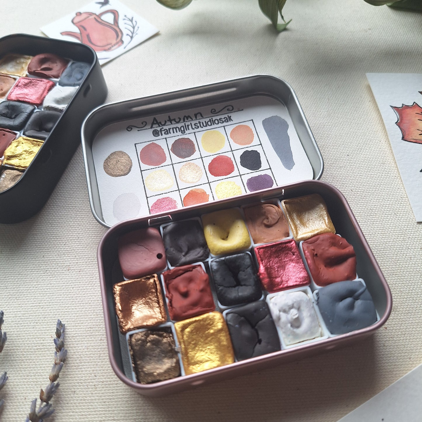Handmade Watercolors - Autumn