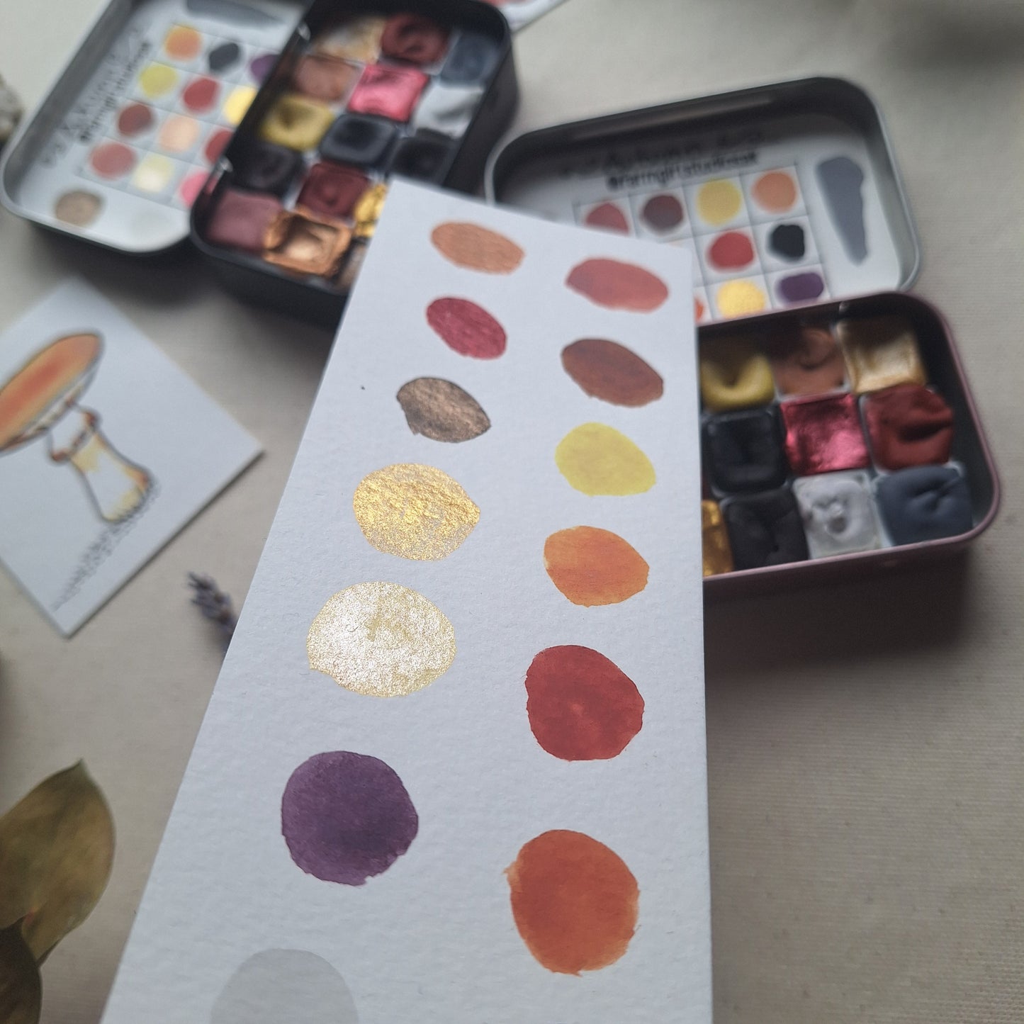 Handmade Watercolors - Autumn