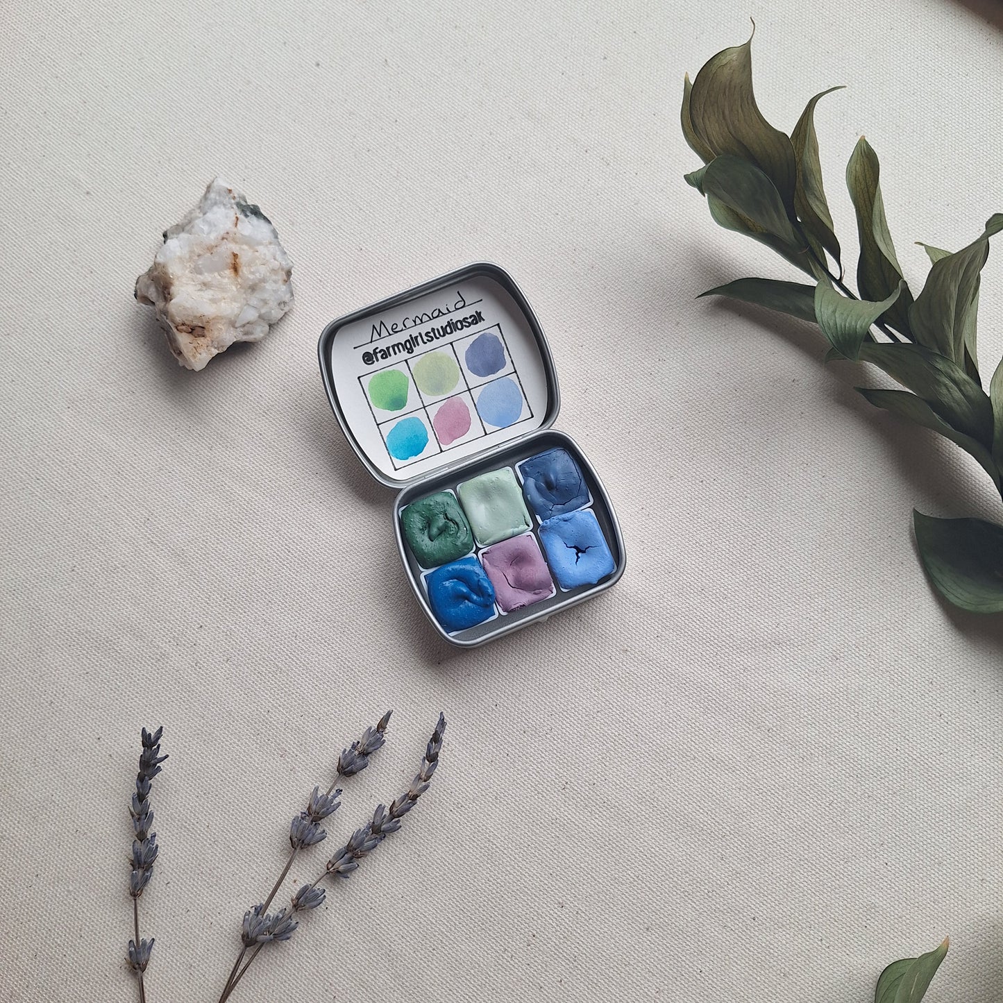 Handmade Watercolors Mini - Mermaid