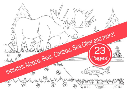 Printable Alaska Coloring Book