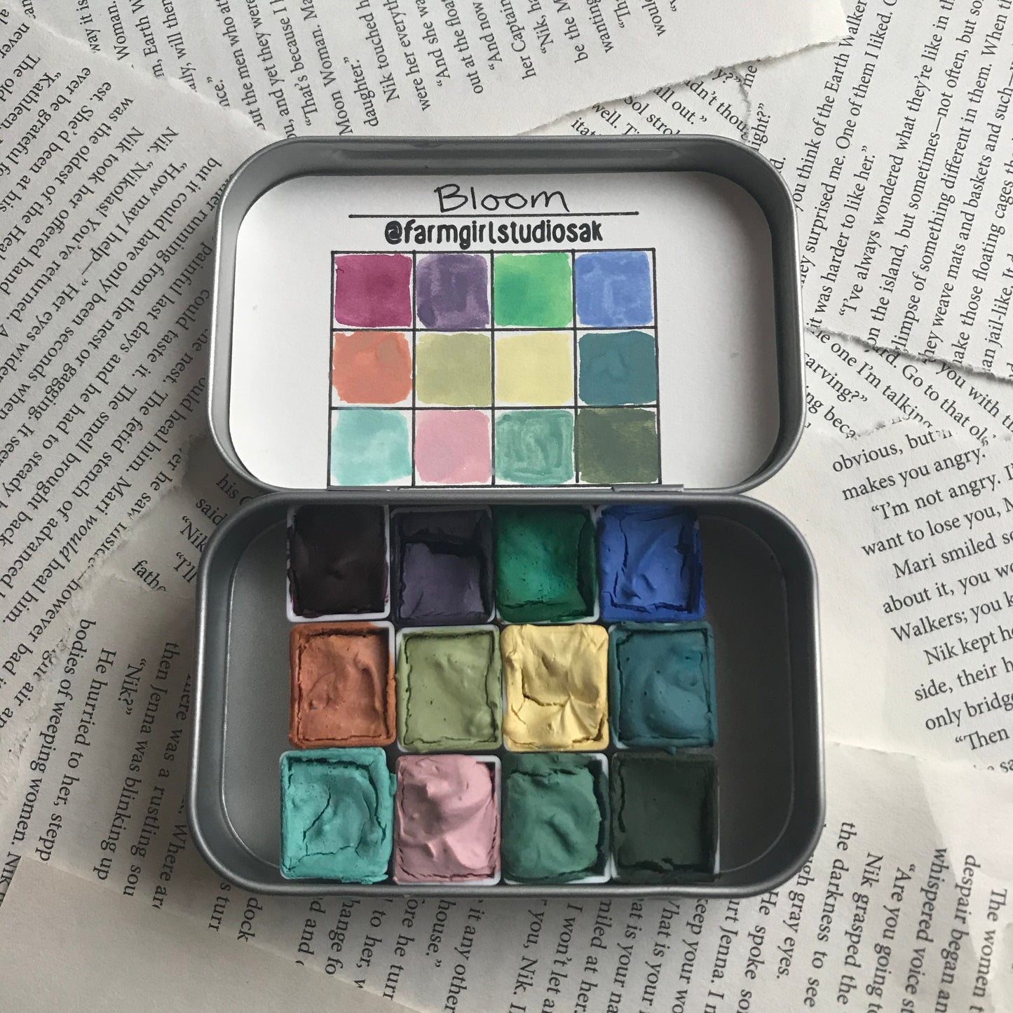 Handmade Watercolors - Bloom Palette