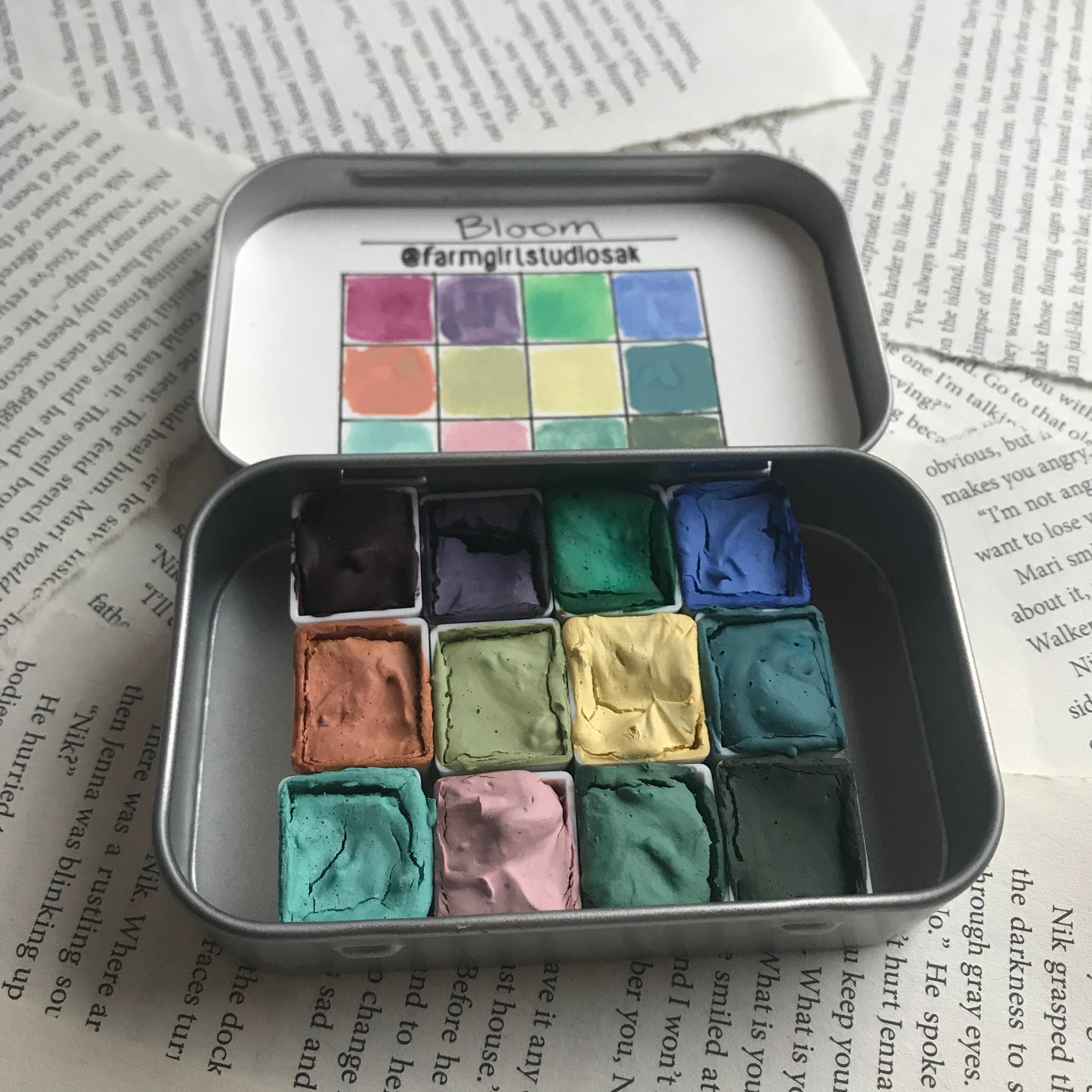 Handmade Watercolors - Bloom Palette