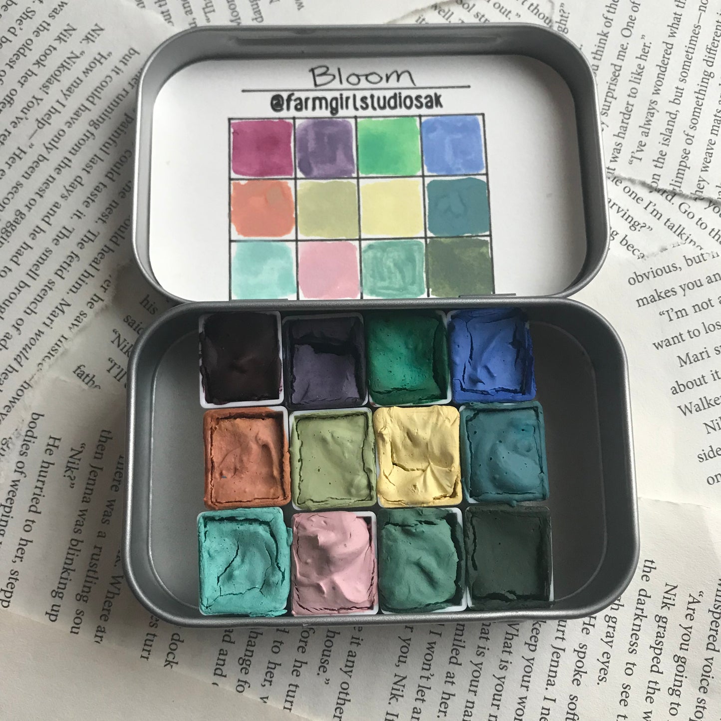 Handmade Watercolors - Bloom Palette