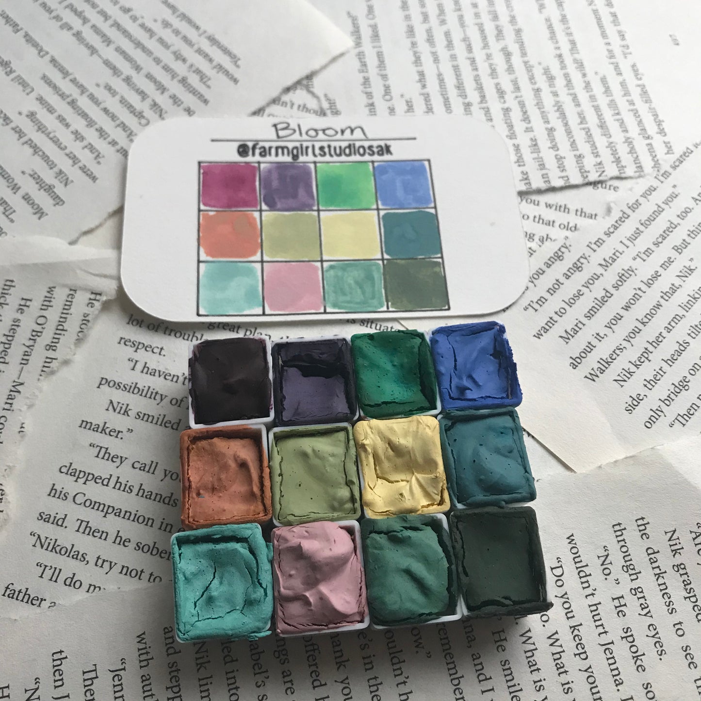 Handmade Watercolors - Bloom Palette