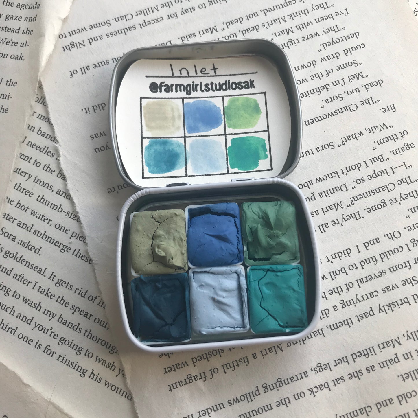 Handmade Watercolors Mini - Inlet