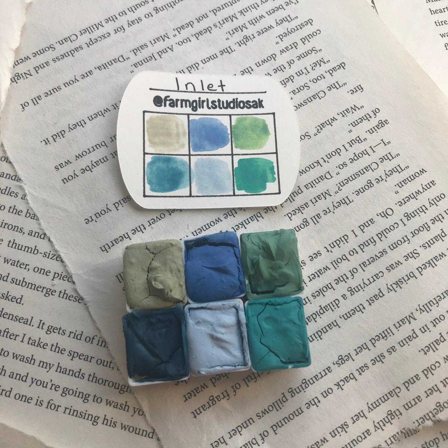 Handmade Watercolors Mini - Inlet