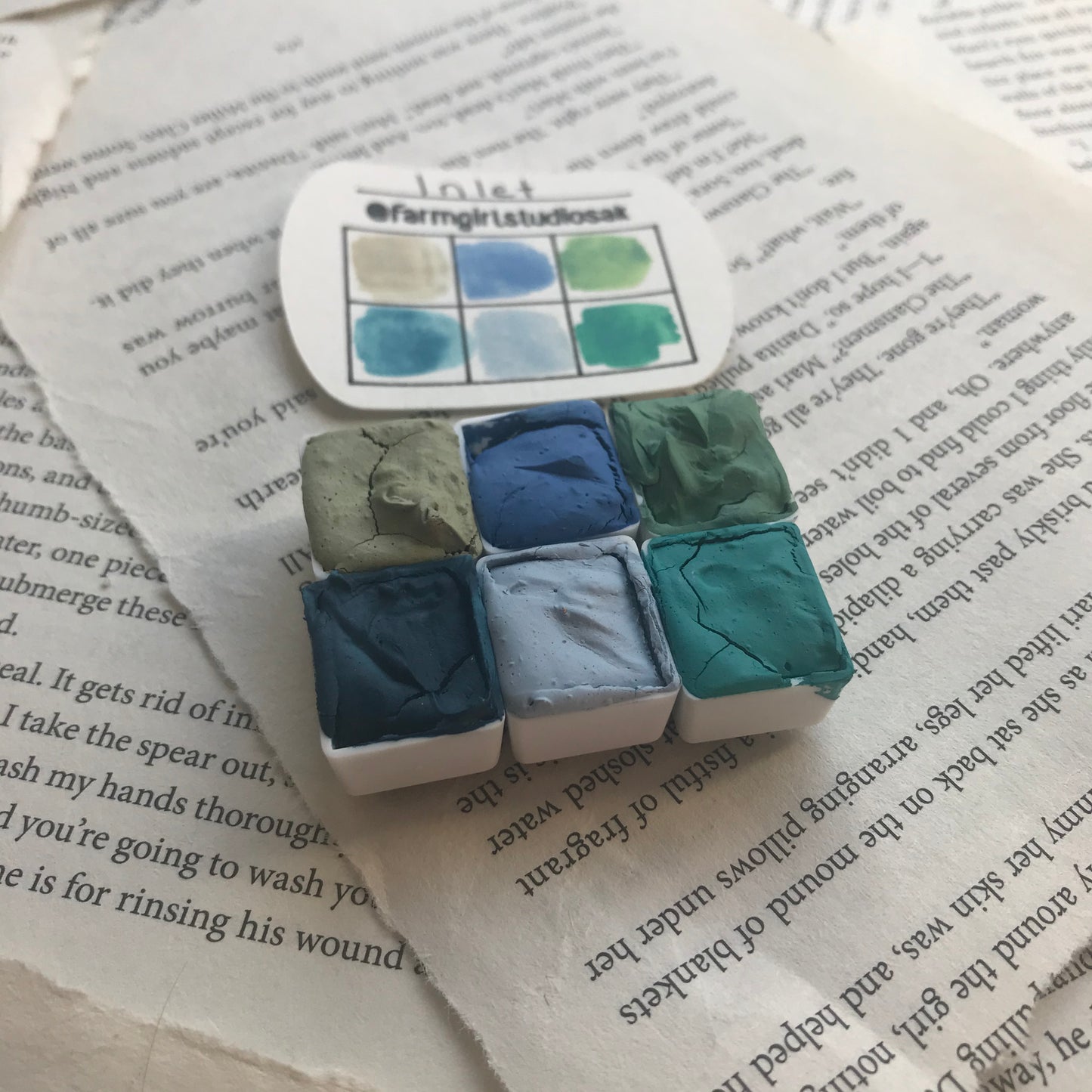 Handmade Watercolors Mini - Inlet