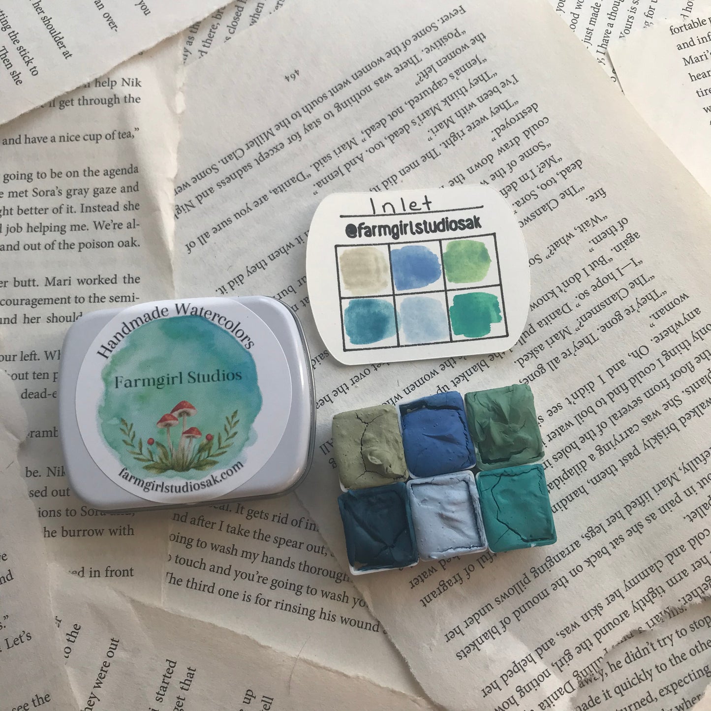 Handmade Watercolors Mini - Inlet