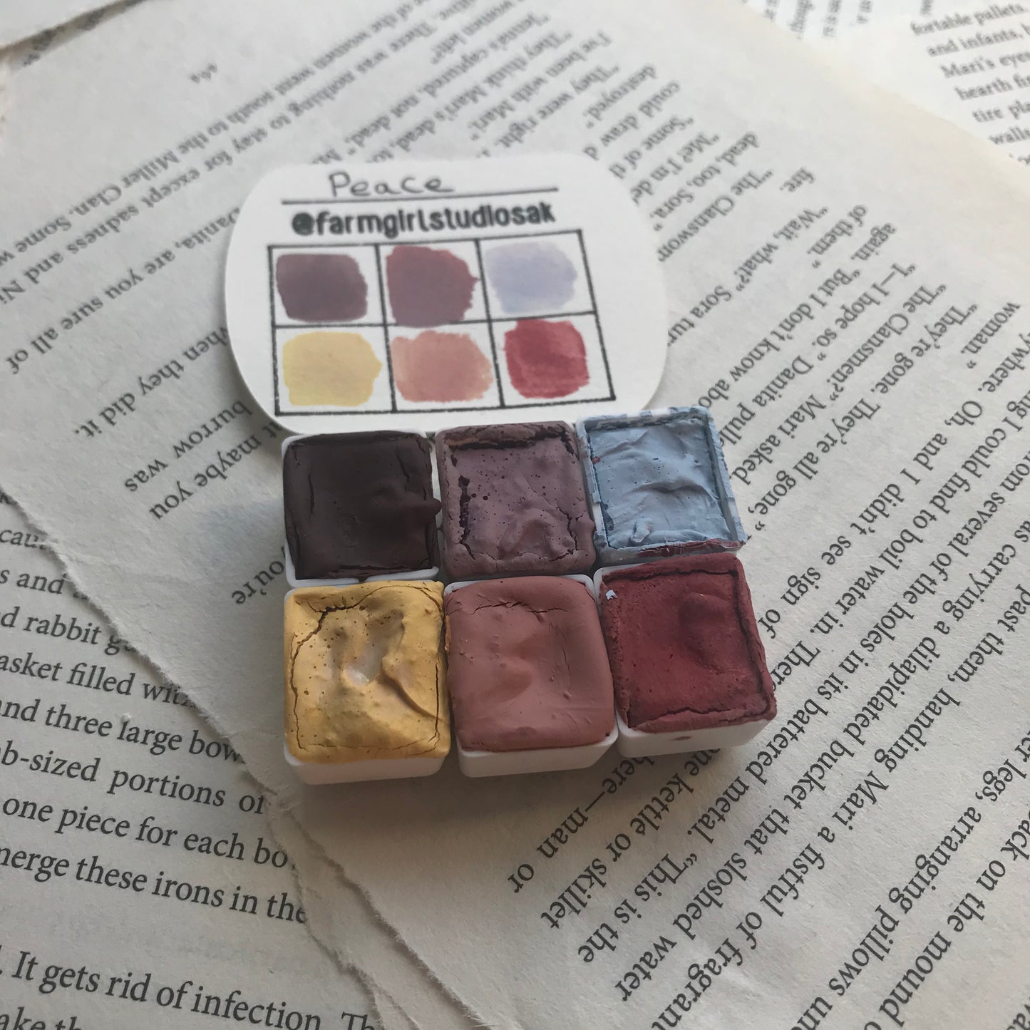 Handmade Watercolors Mini - Peace