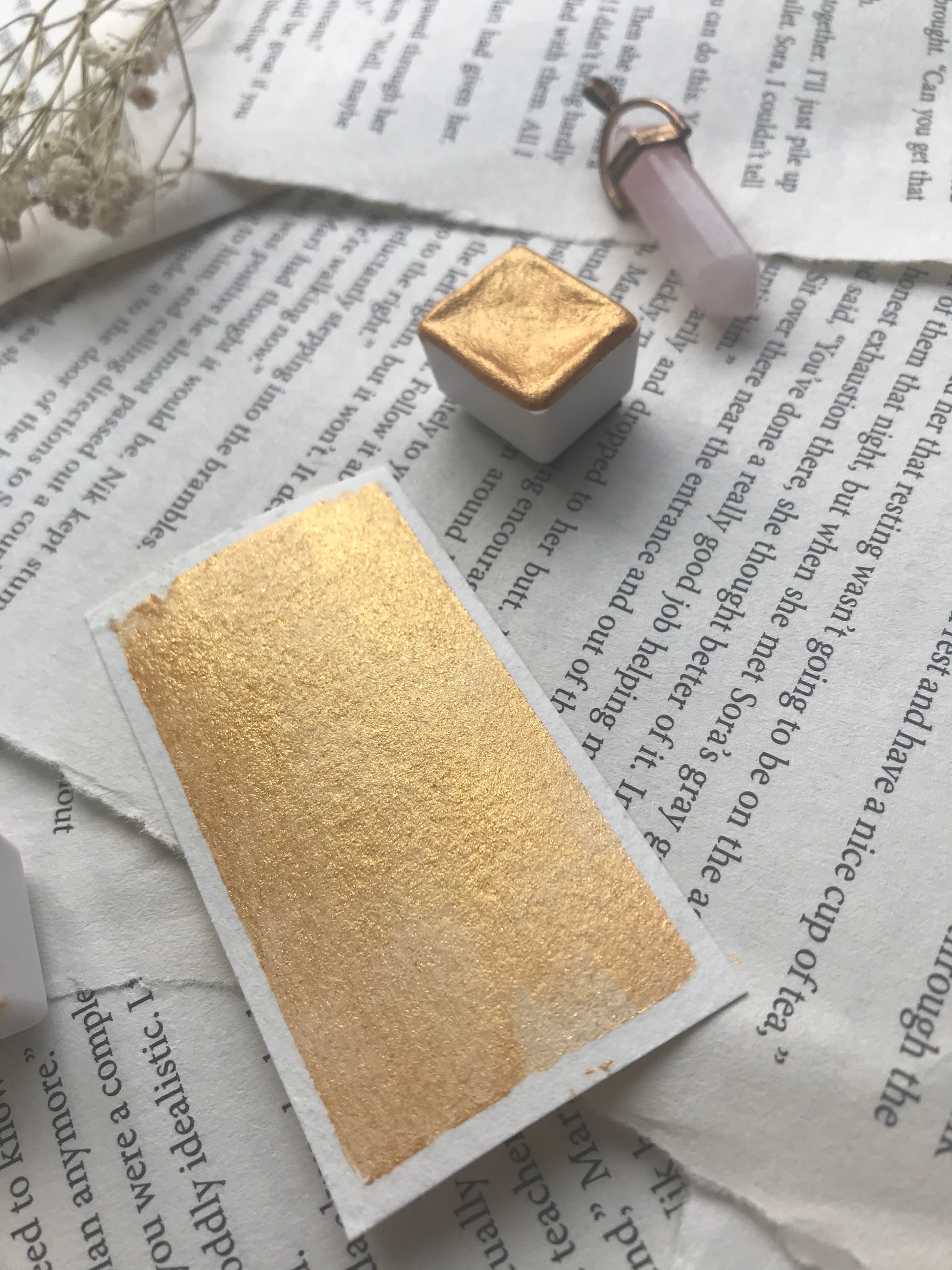 Metallic Gold - Handmade Watercolors