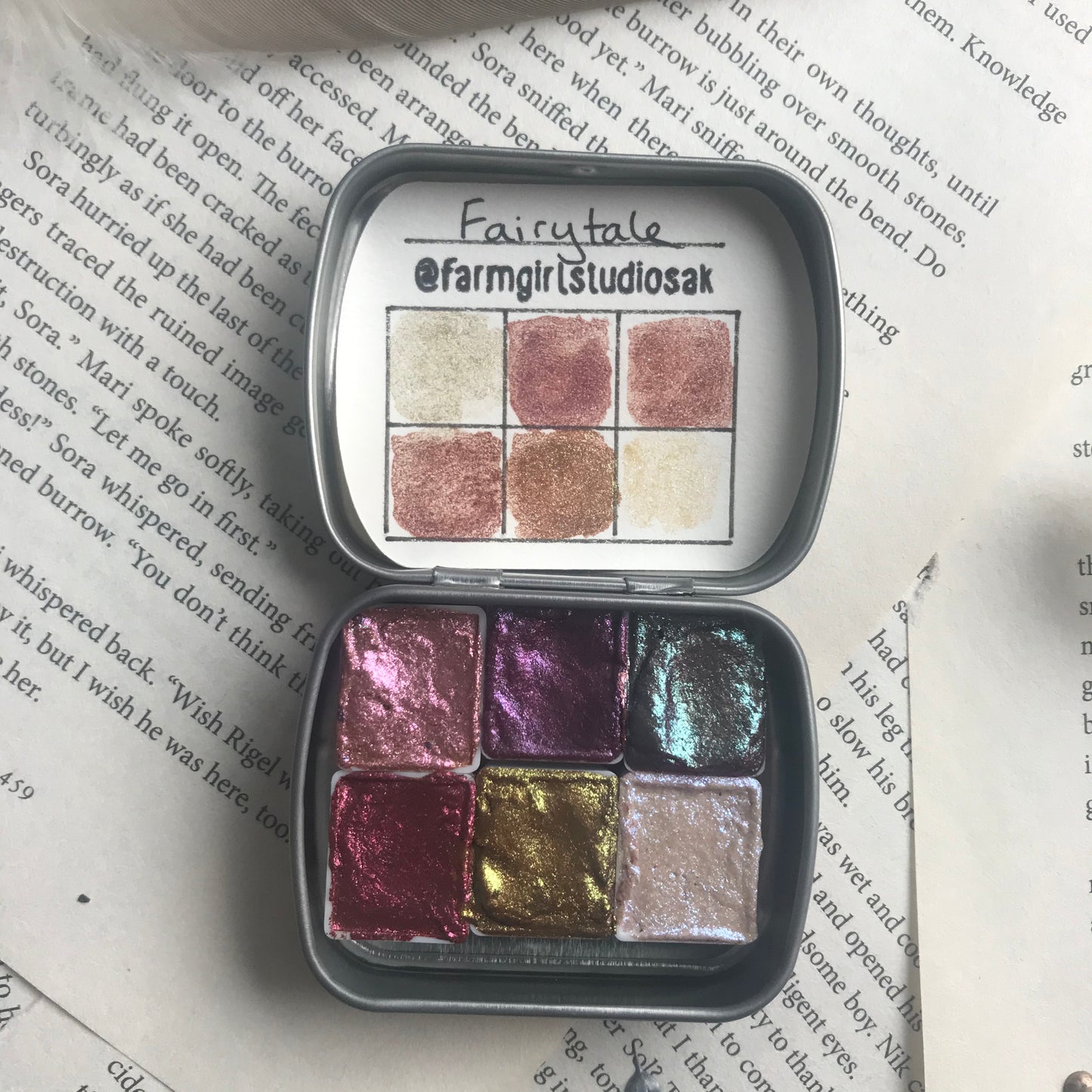 Handmade Metallic Chameleon Watercolors - Fairytale