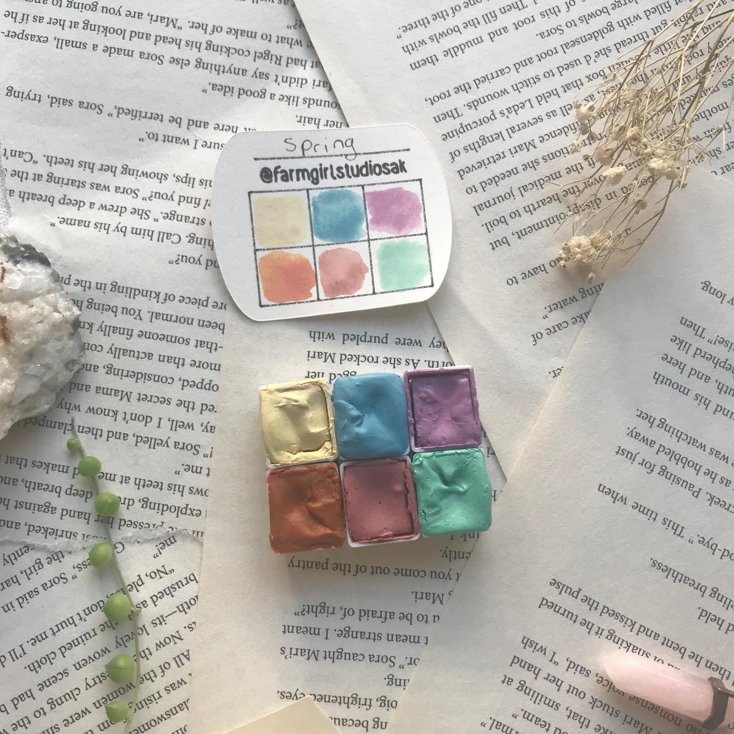 Handmade Watercolors Mini - Spring