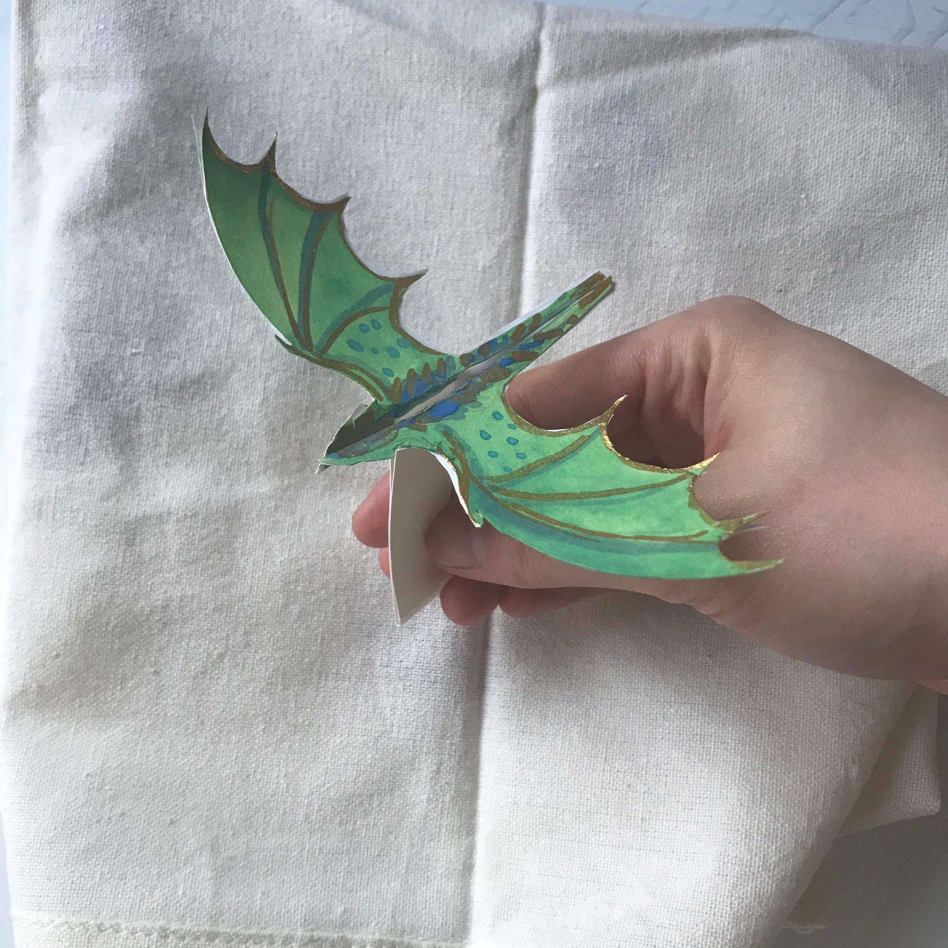 Printable Dragon Bookmark Template