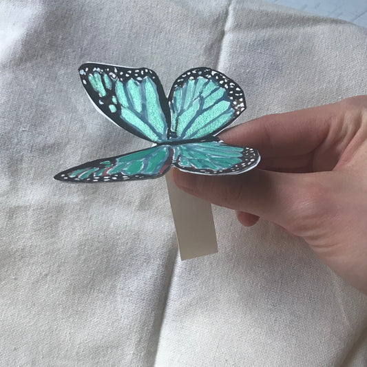 Printable Butterfly Bookmark Template