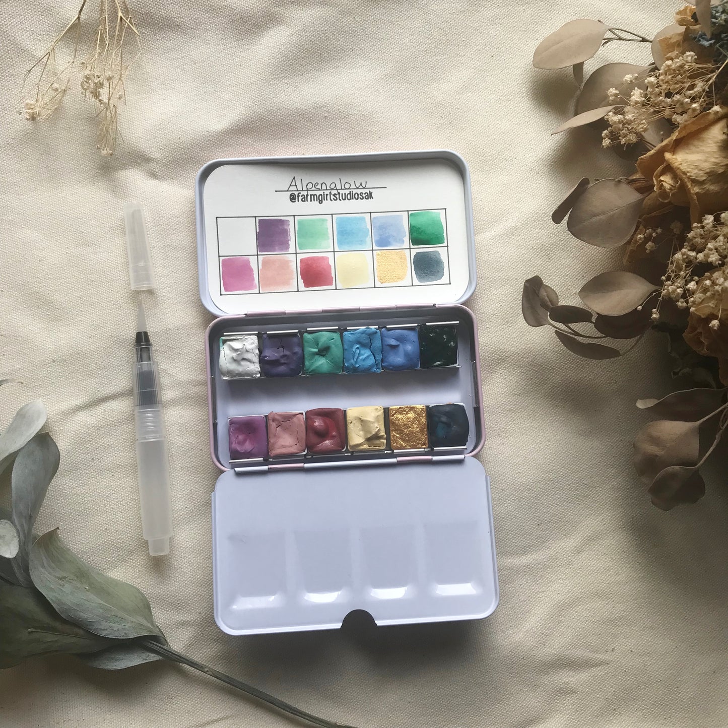 Travel Watercolor Palette - Alpenglow