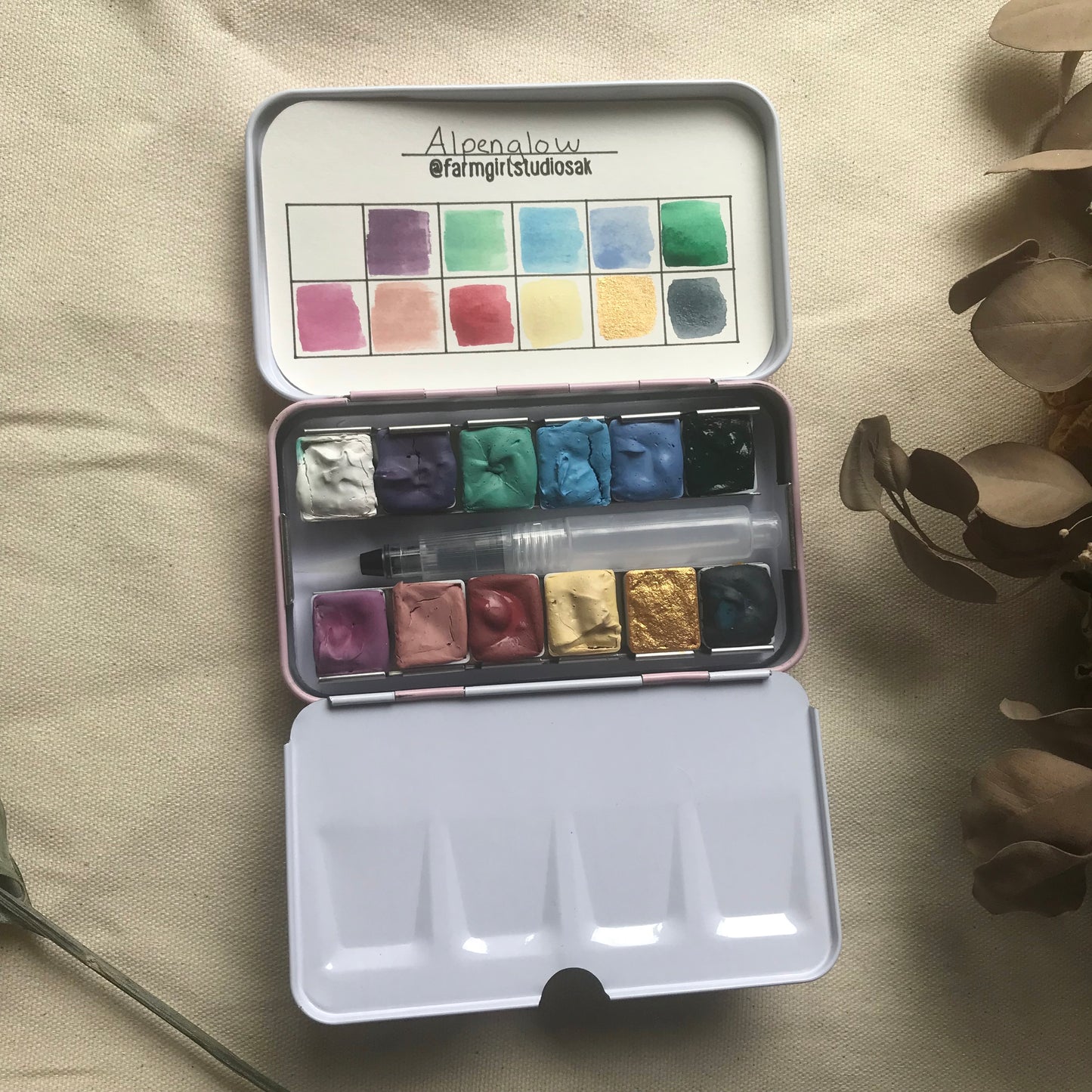 Alpenglow Travel Watercolor Palette