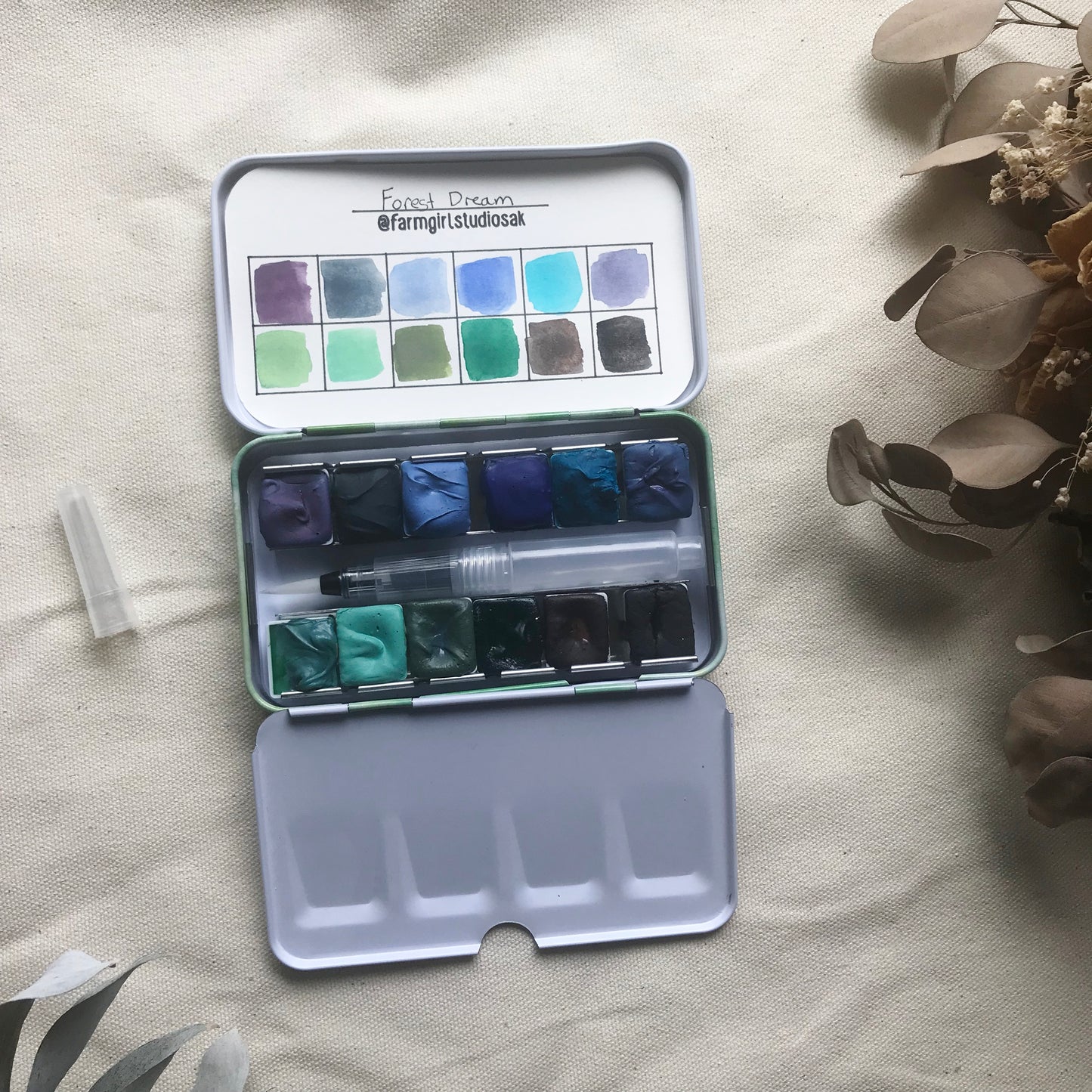 Forest Dream Watercolor Palette