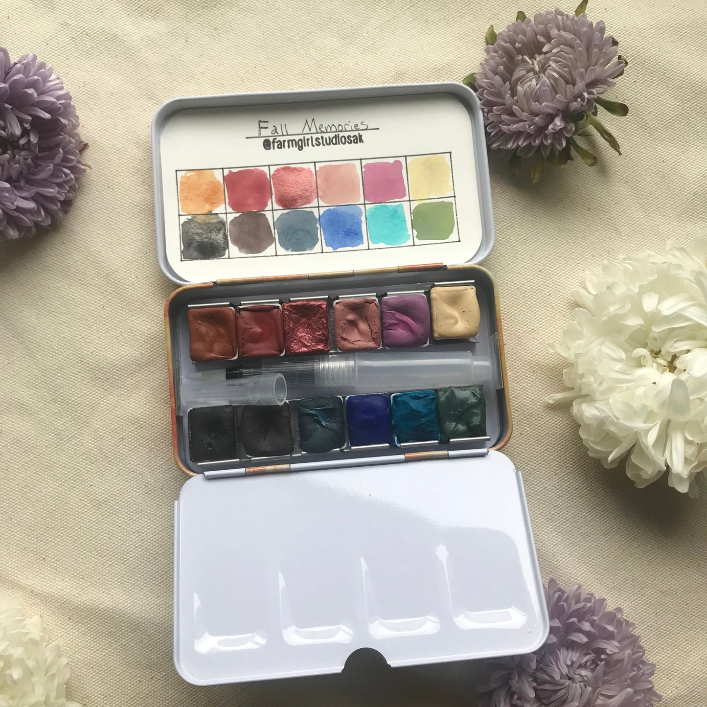 Fall Memories Travel Watercolor Palette