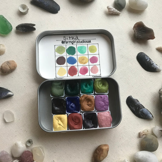 Handmade Watercolors - Sitka