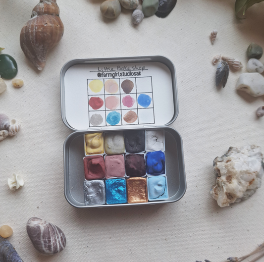 Handmade Watercolors - Little Bakeshop