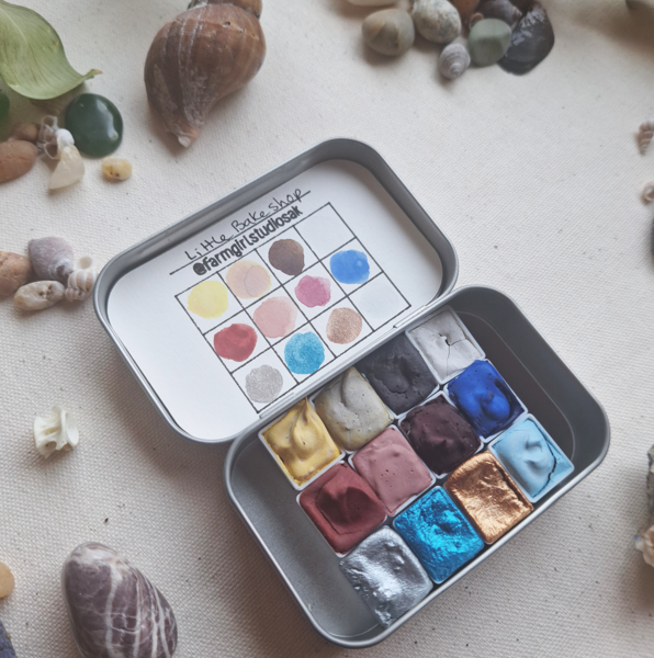 Handmade Watercolors - Little Bakeshop