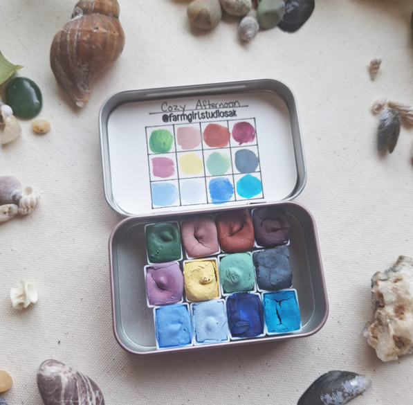 Handmade Watercolors - Cozy Afternoon