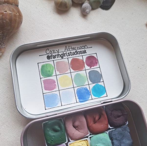 Handmade Watercolors - Cozy Afternoon