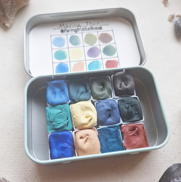 Handmade Watercolors - Marine Tour