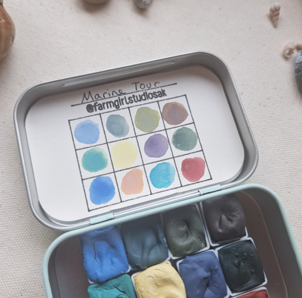 Handmade Watercolors - Marine Tour