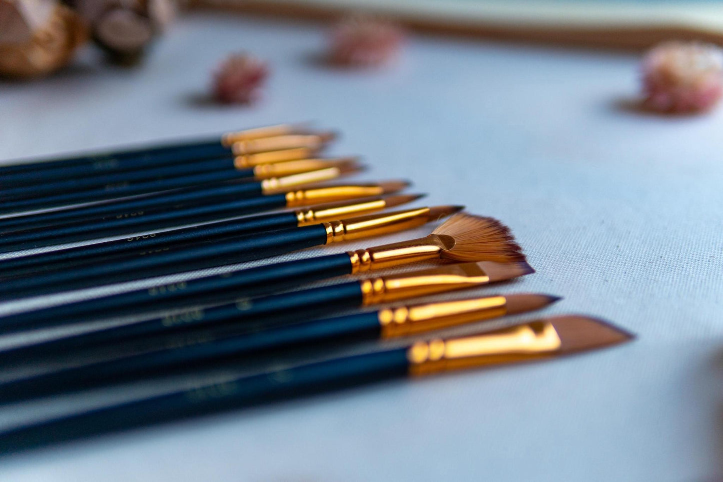12 Pack Watercolor Brushes