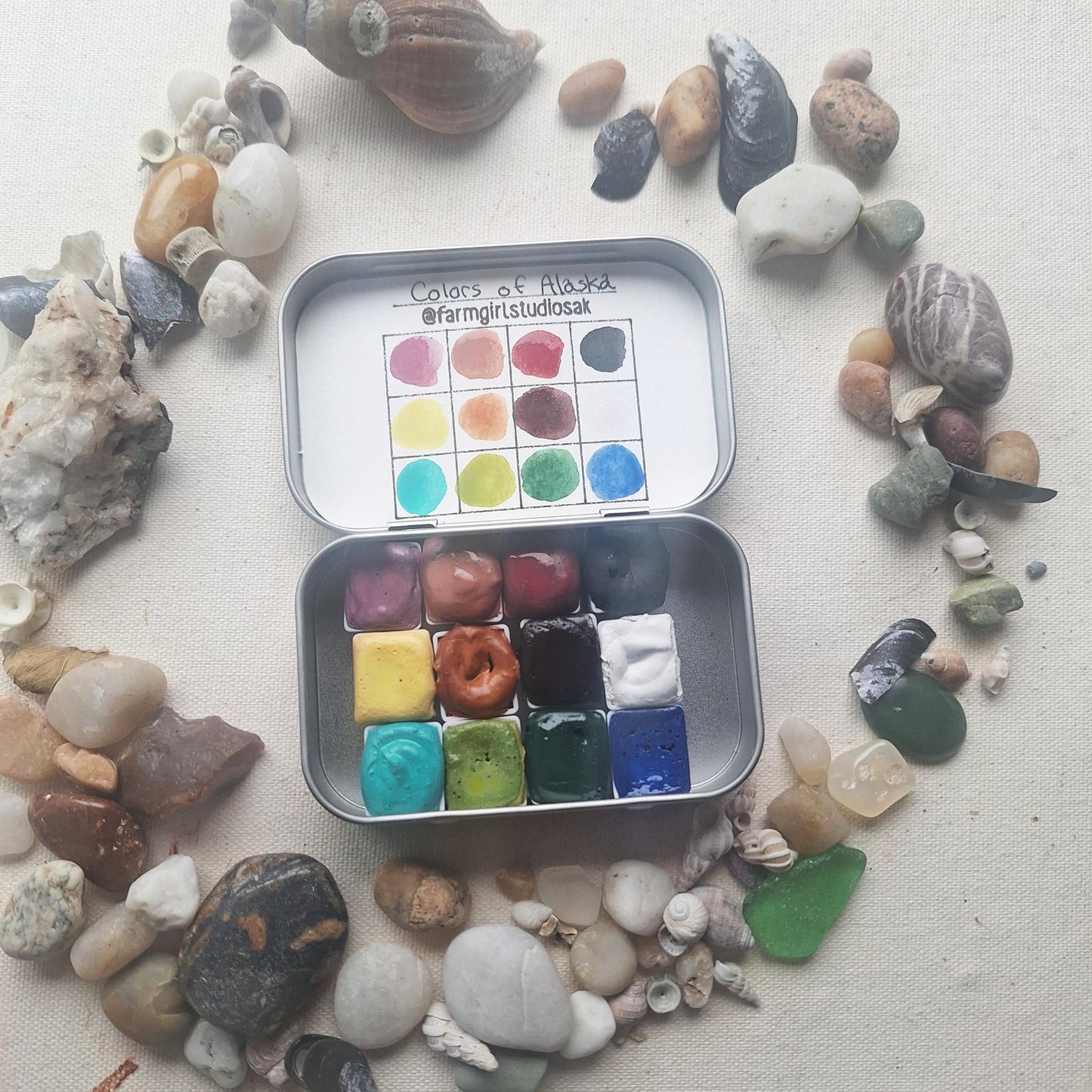 Handmade Watercolors - Colors of Alaska