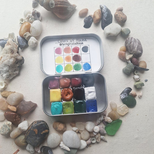 Handmade Watercolors - Colors of Alaska